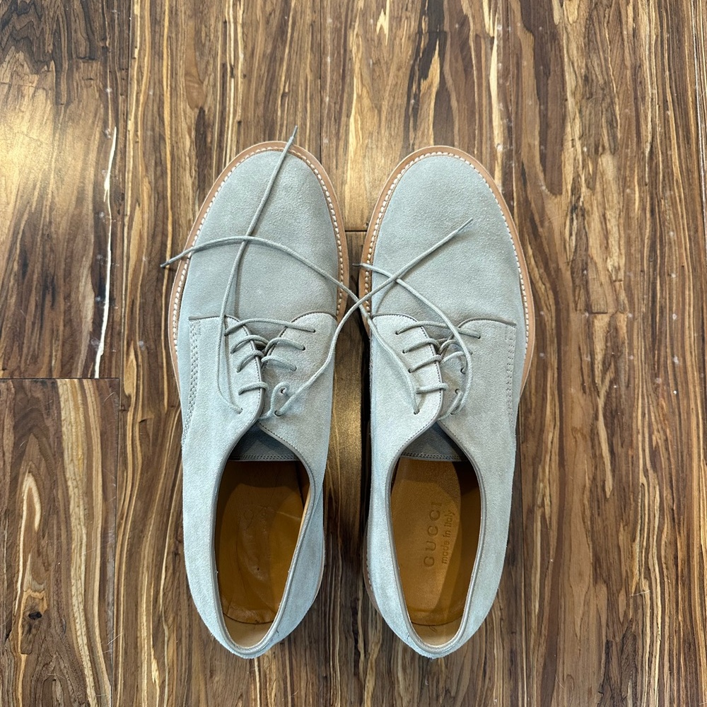Gucci Suede Lace-Up Men's Shoes